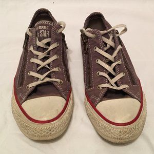 Converse with zipper